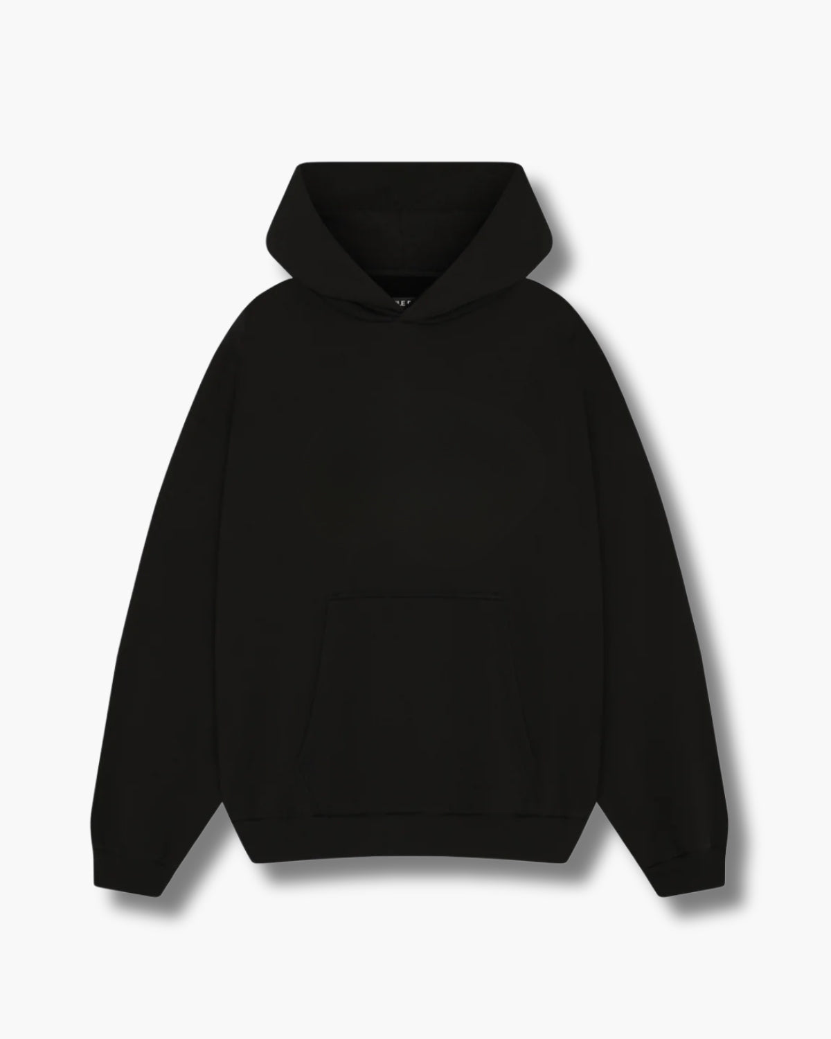 Black Pullover Basic Hoodie