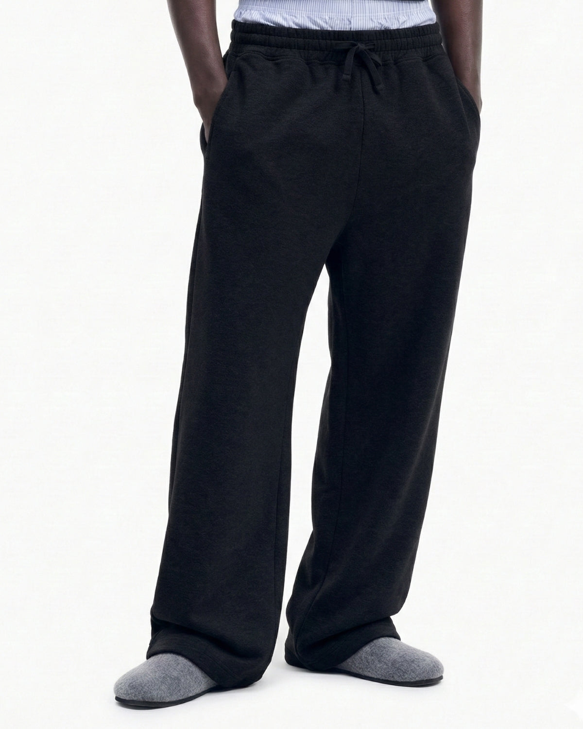 Black Essential Sweatpants